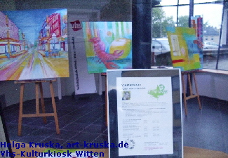 Helga Kruska, art-kruska.de
Vhs-Kulturkiosk Witten