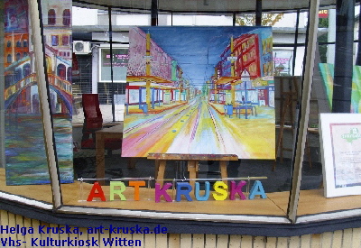 Helga Kruska, art-kruska.de
Vhs- Kulturkiosk Witten